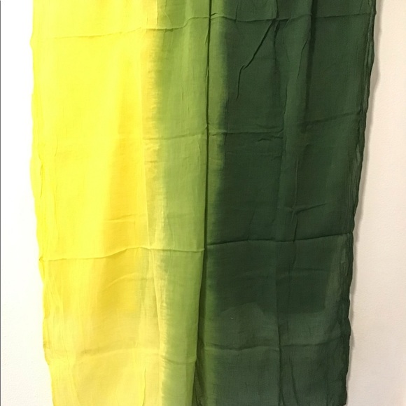 Cotton voile tye dye scarf - Picture 3 of 5